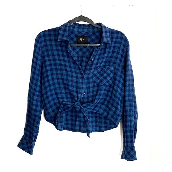 Rails Tops - Women’s crop flannel